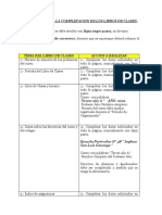 Instructivo para La Completacion de Los Libros de Clases 2021