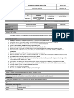 SIG-FO-012 Perfil de Puesto - Ingeniero de Calidad