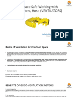 Confined Space Safe Working With Blowers, Canisters, Hose (VENTILATORS)