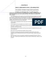 Systems Design, Implementation, and Operation: Suggested Answers To Discussion Questions