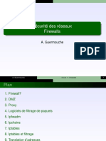 Sécurité Des Réseaux Firewalls