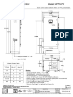 Electric Fire Pump Controller Model:GPA/GPY: Dimensions