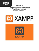 TEMA 6 Despliegue en Entornos WAMP-LAMPP