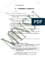 Art. 4 - Criminal Liability: MODULE 2: Article 4 To Article 10