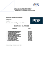 Enseñando Se Aprende. Plan de Investigación.