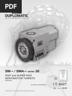 SM - / SMA - 30: Fast and Super Fast Servomotor Turrets