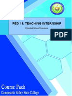 PED 11 Teaching Internship Module