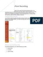 Office Powerpoint Recording: Enabling The Recording Tab