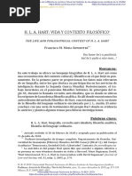 Mora-Sifuentes - H. L. A. Hart Vida Y Contexto Filosófico