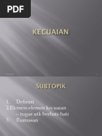 KECUAIAN (Tugas Utk Berhati-Hati)