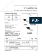 Stpr620Ct/Cf/Cfp: Ultra Fast Recovery Rectifier Diodes