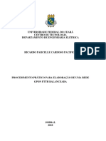 Elaboração de Uma Rede GPON FTTH Balanceada