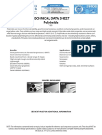 Technical Data Sheet Polyimide: Benefits Applications