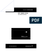 PFU 2000/9, 50 HZ: Grundfos Instructions