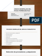 Procesos Generales Del Servicio Farmacéutico