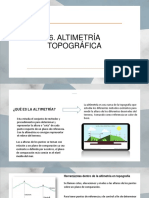 Altimetría Topográfica