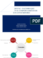 Mapa Mental Factores Que Influyen en El Comportamiento Del Consumidor