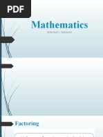 Factoring Polynomials