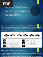 Solving Problems Involving Factors of Polynomials