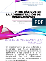 CLASE 1 Conceptos Basicos en La Administracion de Medicamentos