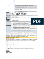 Plan Educativo "Aprendamos Juntos en Casa" Ficha Didáctica Semanal Consolidada