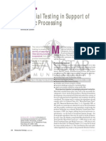 Microbial Testing in Support of Aseptic Processing