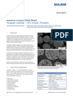 Material Product Data Sheet: Tungsten Carbide - 12% Cobalt Powders