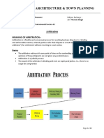 Itm School of Architecture & Town Planning: Arbitration Meaning of Arbitration