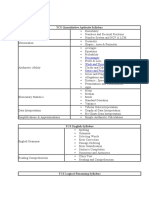 TCS Quantitative Aptitude Syllabus: Percentages Work and Time Ratios and Proportion