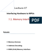 Lecture07-Memory IF