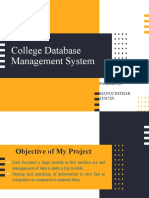 College DBMS Presentation