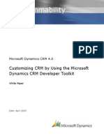 Customizing CRM by Using The Microsoft Dynamics CRM Developer Toolkit