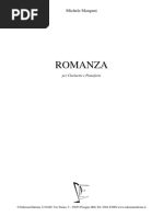 Romanza M Mangani For Clarinet and Piano Compress