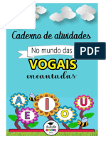 Caderno de Atividades No Mundo Das Vogais Encantadas