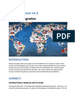 Market Integration: Module/Lesson No.3
