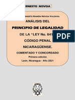 Analisis Del Principio de Legalidad Del Código Penal Nicaraguense...