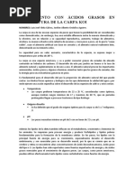 Tratamiento Con Ácidos Grasos en Acuicultura de La Carpa Koi