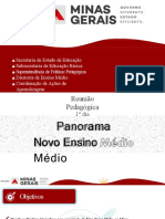 1º Dia - Apresentação Slides Panorama Novo Ensino Médio