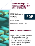 Green Computing: The Environmental Impact of Desktop Computing