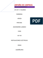 Rol de Campaña de Limpieza 07-12-21