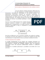 Chapitre 2-Transformée de Laplace Et Representation Des Systèmes