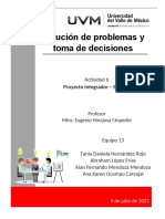 Solución de Problemas y Toma de Decisiones: Proyecto Integrador - Etapa 2