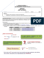 Guia N°5 2° Medio Raiz Enesima