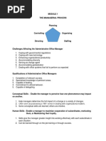 MODULE 1 - 2 Administrative Office