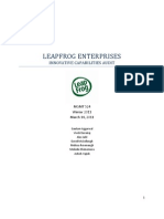 LeapFrog Enterprises Innovative Capabilities Audit