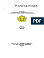 A Morphological Analysis of Derivational Affixes (Suffix) - Ance and - Ence in Novel Demian