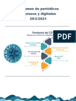 Resumen de Periodicos Impresos y Digitales Sábado 20 de Febrero