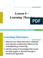 Lesson 6 - Learning Theories: Chapter 6: Design