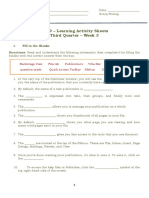 ICT 9 - Learning Activity Sheets Third Quarter - Week 3