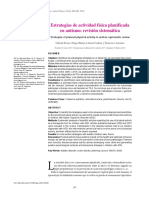 Estrategias de Actividad Física Planificada en Autismo